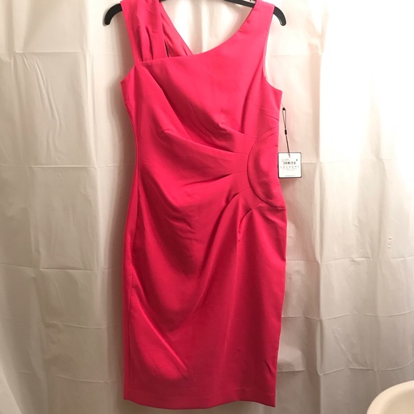 Laundry By Shelli Segal Dresses & Skirts - Laundry By Shelli Segal Ruched Sheath Dress Pink